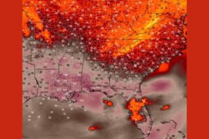 Extreme Heat Index Values Top 105 Degrees Across Louisiana, Mississippi, Texas, and Alabama as Oppressive Humidity Grips the Deep South