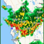 Heavy Rain and Lightning Push South Toward Pinellas County as Storms Track Through Tampa, Lakeland, and Kissimmee
